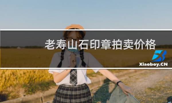老寿山石印章拍卖价格