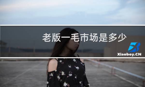 老版一毛市场是多少