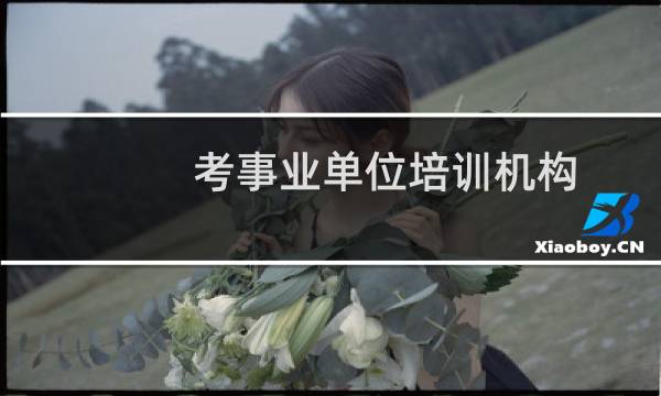 考事业单位培训机构