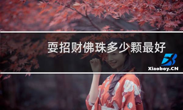 耍招财佛珠多少颗最好