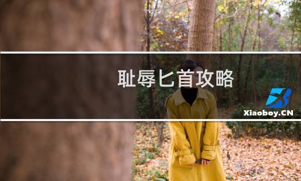 耻辱匕首攻略