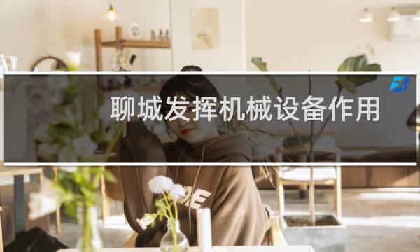 聊城发挥机械设备作用