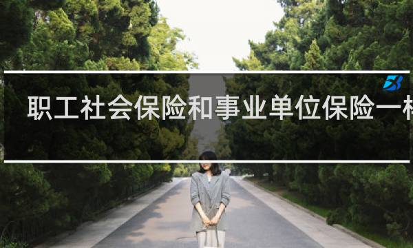 职工社会保险和事业单位保险一样吗