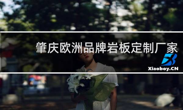 肇庆欧洲品牌岩板定制厂家