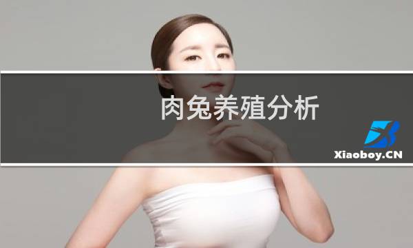 肉兔养殖分析