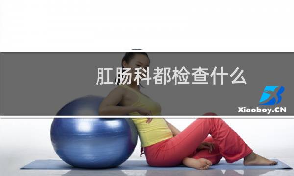 肛肠科都检查什么