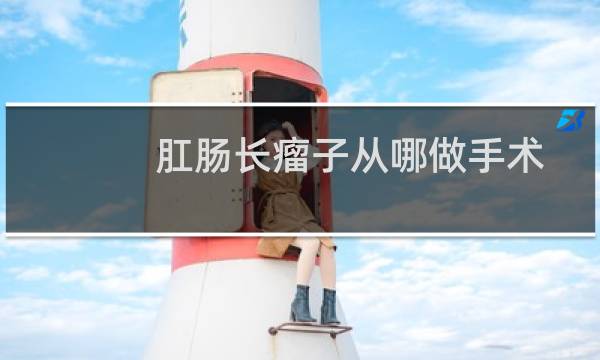 肛肠长瘤子从哪做手术