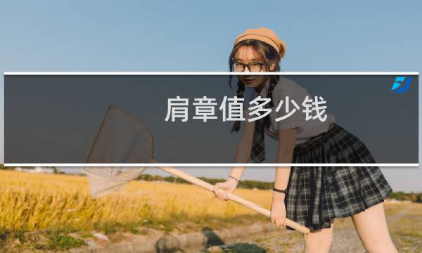 肩章值多少钱