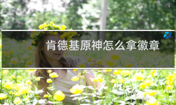 肯德基原神怎么拿徽章