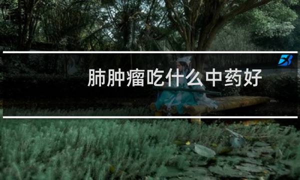 肺肿瘤吃什么中药好