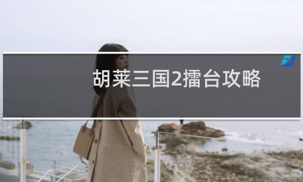 胡莱三国2擂台攻略
