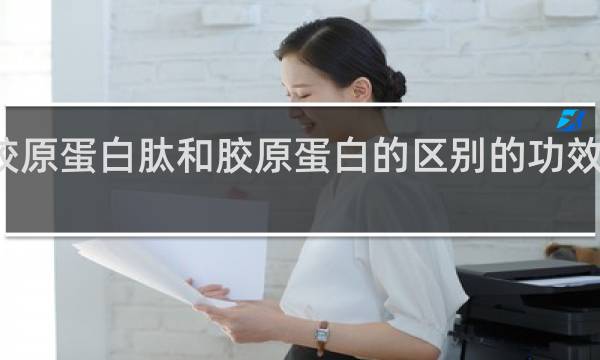 胶原蛋白肽和胶原蛋白的区别的功效与作用