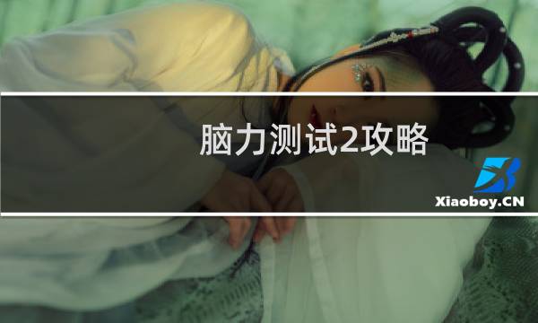 脑力测试2攻略
