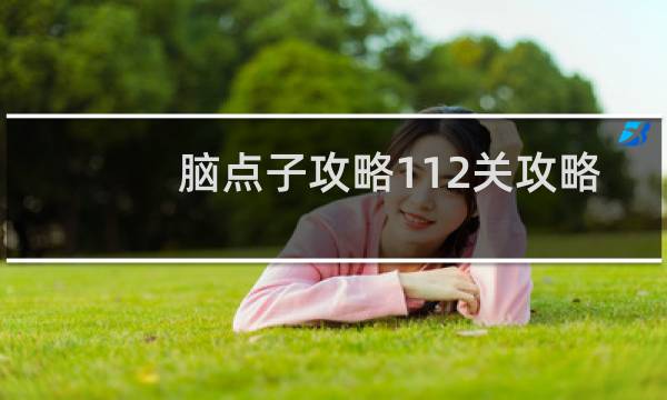 脑点子攻略112关攻略