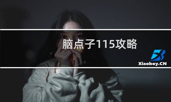 脑点子115攻略