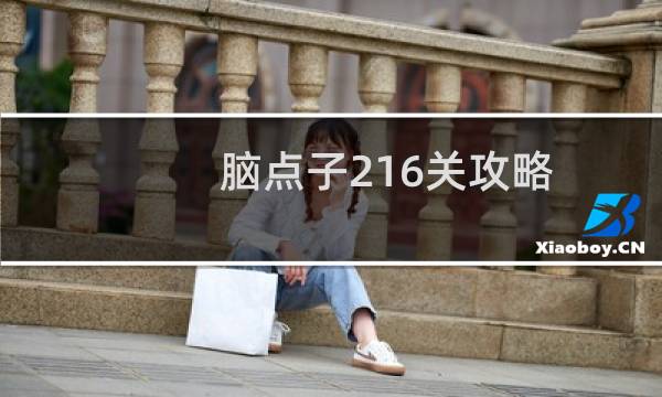 脑点子216关攻略