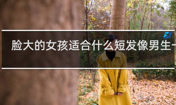 脸大的女孩适合什么短发像男生一样