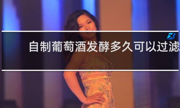 自制葡萄酒发酵多久可以过滤