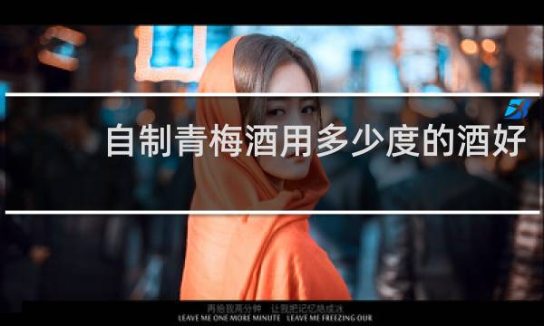 自制青梅酒用多少度的酒好