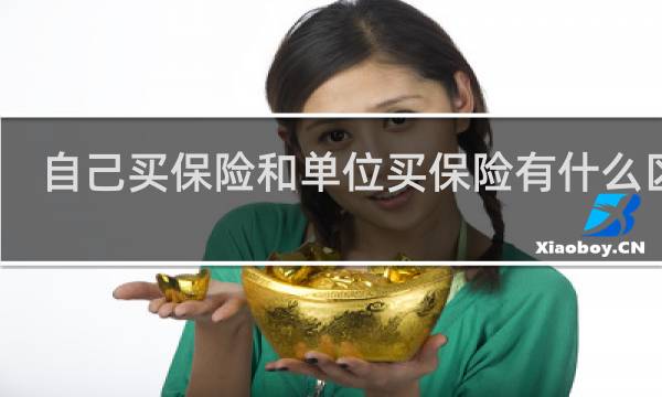 自己买保险和单位买保险有什么区别