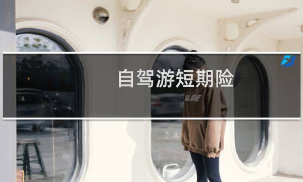 自駕游短期險