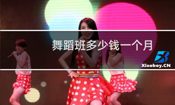舞蹈班多少钱一个月