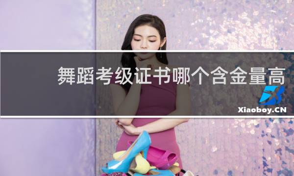 舞蹈考级证书哪个含金量高