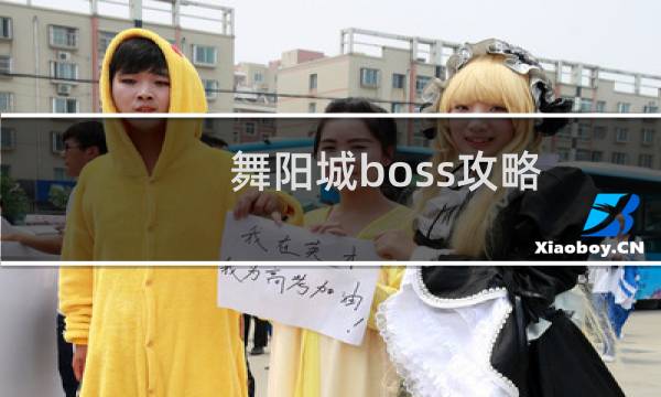 舞阳城boss攻略
