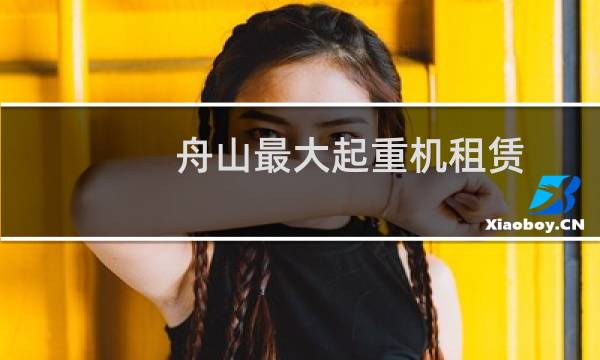 舟山最大起重机租赁