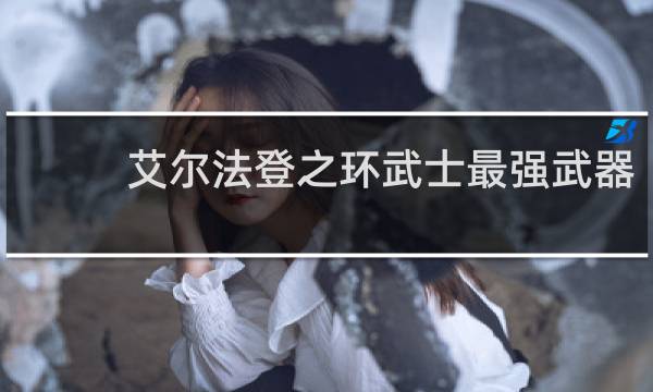 艾尔法登之环武士最强武器
