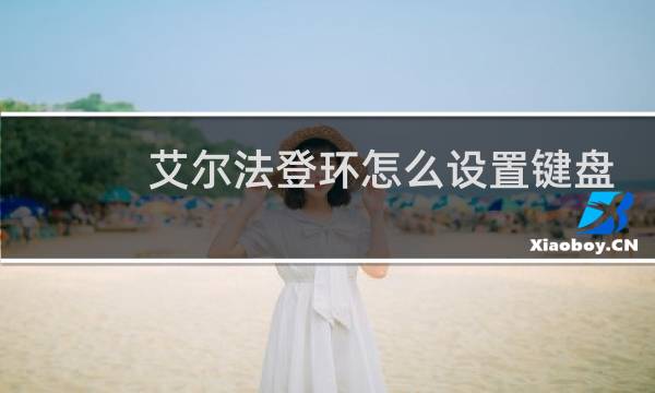 艾尔法登环怎么设置键盘