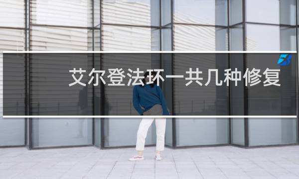 艾尔登法环一共几种修复