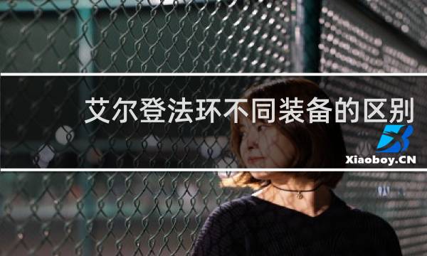 艾尔登法环不同装备的区别