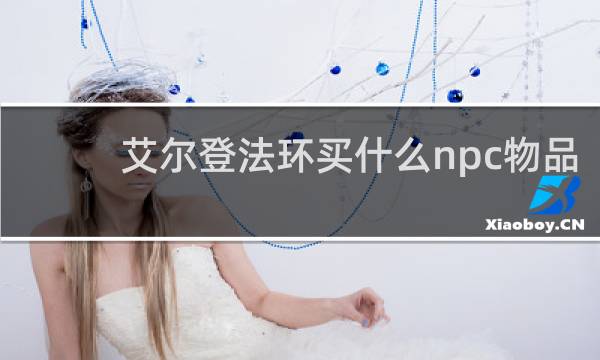 艾尔登法环买什么npc物品