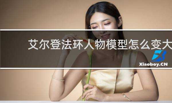 艾尔登法环人物模型怎么变大