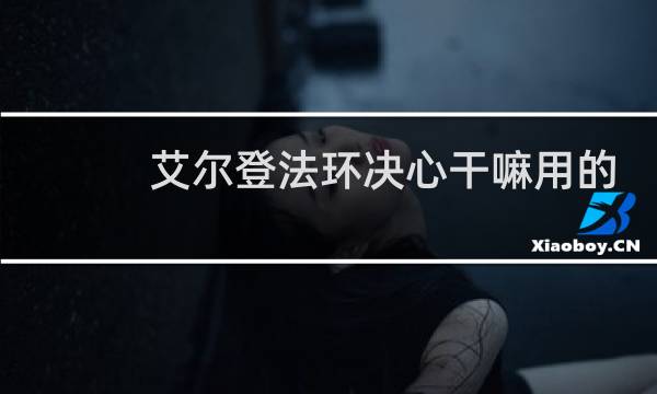 艾尔登法环决心干嘛用的