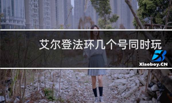 艾尔登法环几个号同时玩