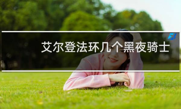 艾尔登法环几个黑夜骑士
