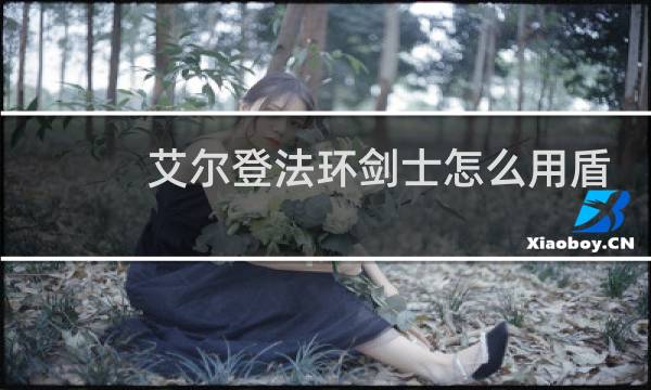 艾尔登法环剑士怎么用盾