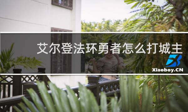 艾尔登法环勇者怎么打城主