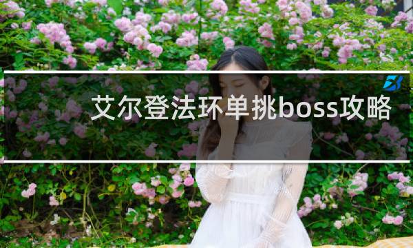 艾尔登法环单挑boss攻略