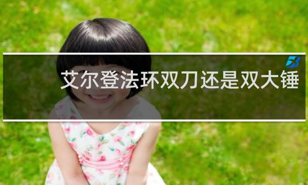 艾尔登法环双刀还是双大锤