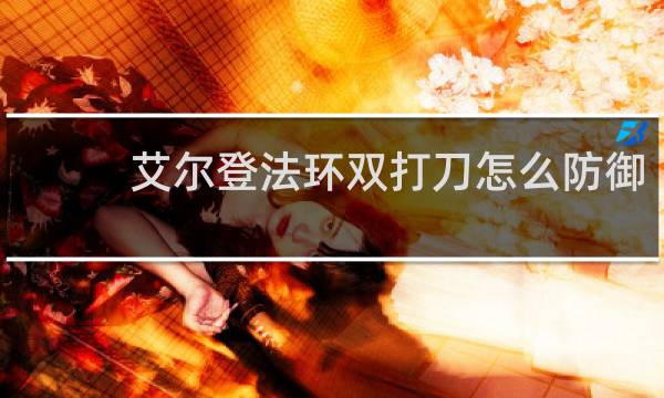 艾尔登法环双打刀怎么防御