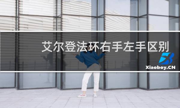 艾尔登法环右手左手区别