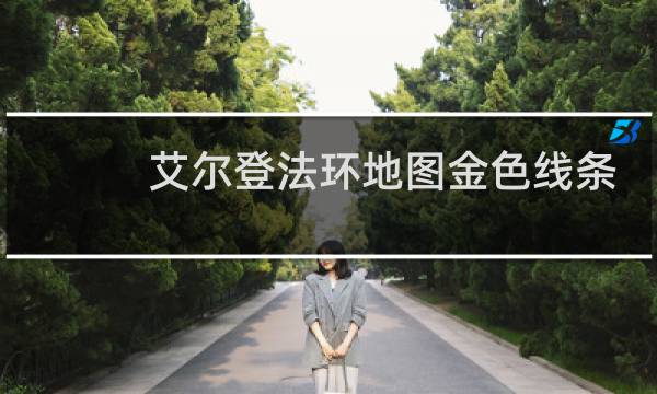 艾尔登法环地图金色线条