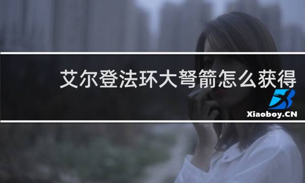 艾尔登法环大弩箭怎么获得