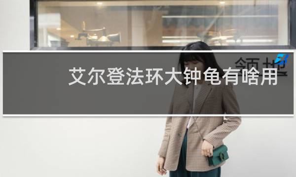 艾尔登法环大钟龟有啥用
