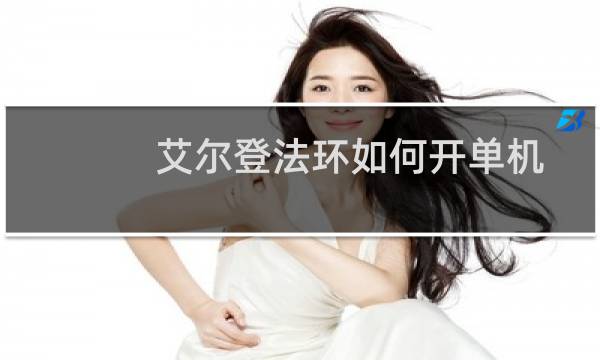 艾尔登法环如何开单机