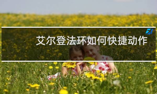 艾尔登法环如何快捷动作