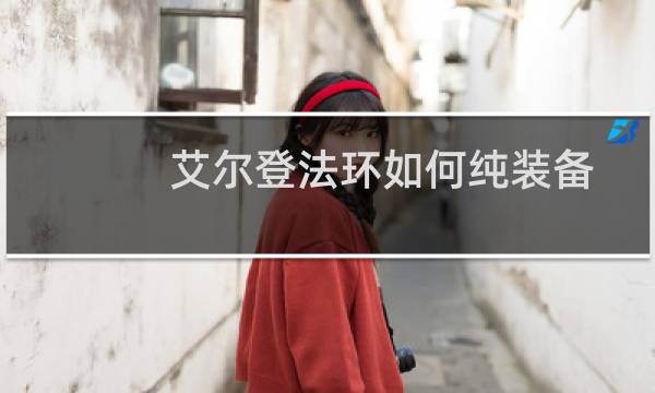 艾尔登法环如何纯装备